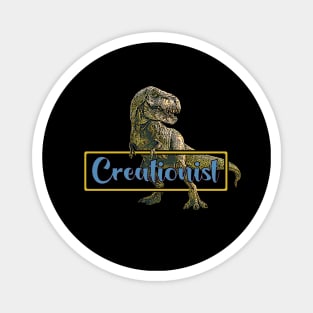 Creationist T-Rex Dinosaur Magnet